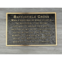 Fallen Soldier Battlefield Cross