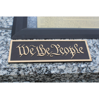 "We The People" Patriotic Plaque