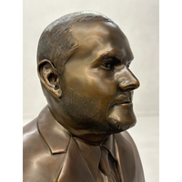 Custom Bronze Portrait Bust, Joey