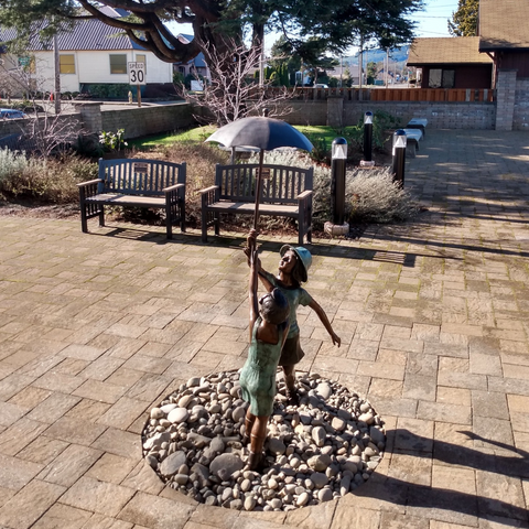 Sun Showers Bronze Fountain