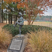 The Windup, Baseball Statue