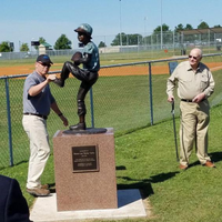 The Windup, Baseball Statue