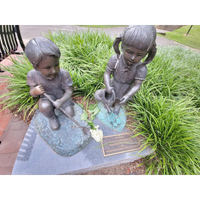 Spring Gardening Girl with Watering Can