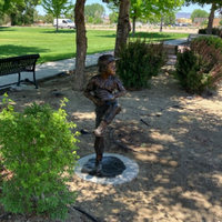 The Windup, Baseball Statue