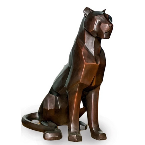 Modern Mountain Lion Statues