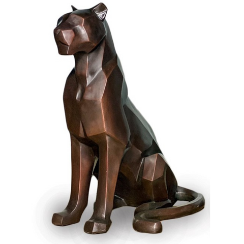 Modern Mountain Lion Statues