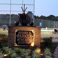 Spring Training, Large Baseball Statue