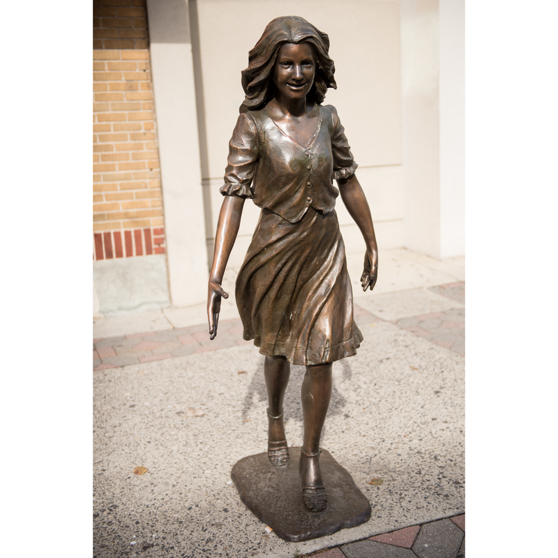 Statue of a Woman Walking