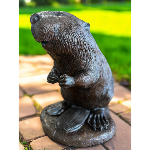 Bronze Beaver Statue