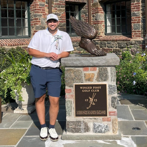 Winged Foot Golf Statue