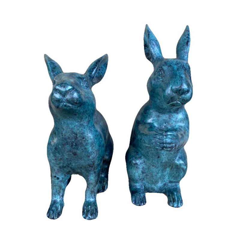 Bronze Bunny Rabbit Statues