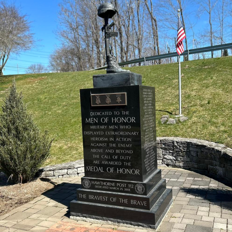 Bronze Fallen Soldiers Battlefield Cross Statue