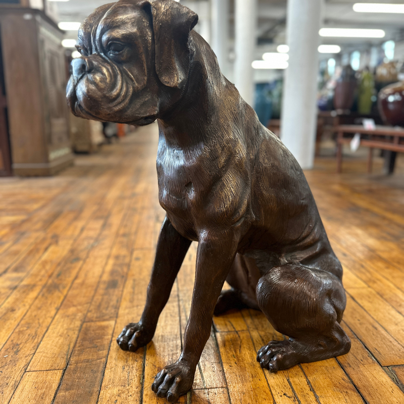 Boxer Dog Statue