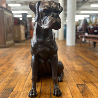 Boxer Dog Statue