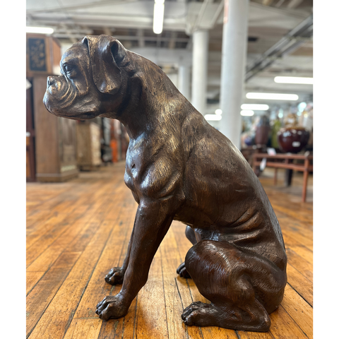 Boxer Dog Statue