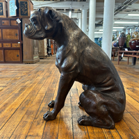 Boxer Dog Statue