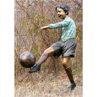 Winning Pass Soccer Statue