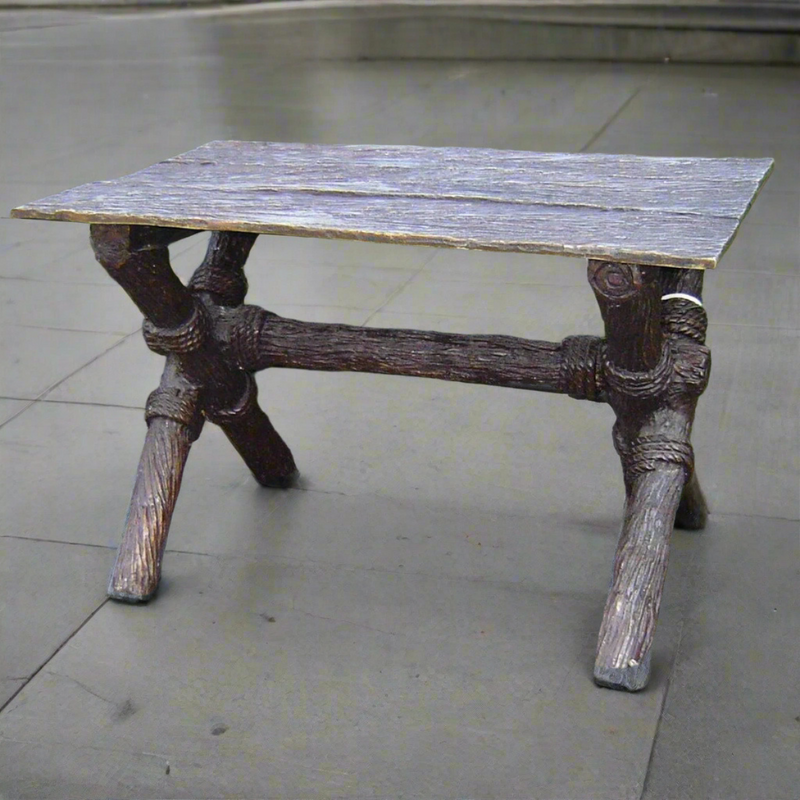 Bronze Tree Bench Table