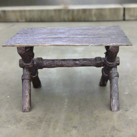 Bronze Tree Bench Table