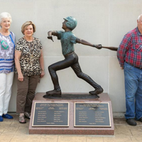 Walk-off Win Baseball Statue