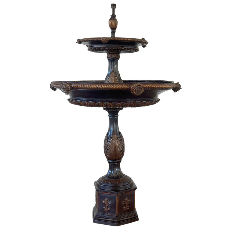 Two-Tiered Rose Tray Fountain