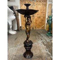 Balancing Cherub Bronze Fountain