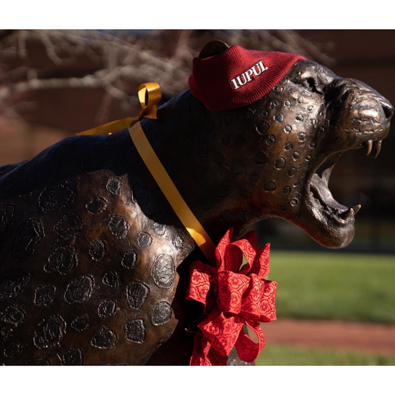 Bronze Roaring Jaguar Statue
