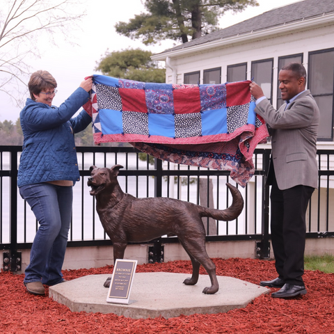 Brownie German Shepherd Statue