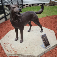 Brownie German Shepherd Statue
