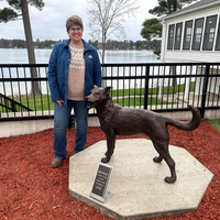 Brownie German Shepherd Statue