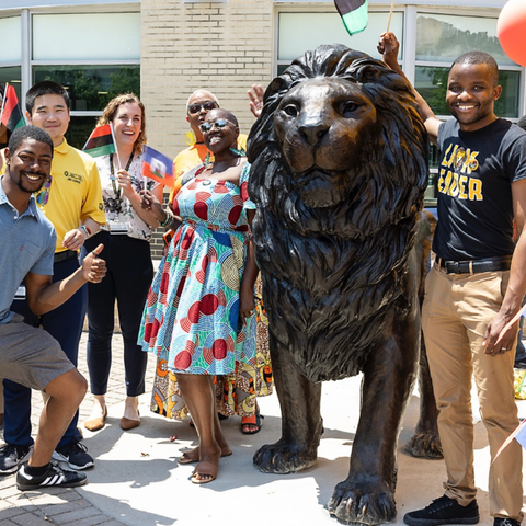 The Lion King Bronze Statue