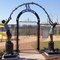 Arbor Children Bronze Statue