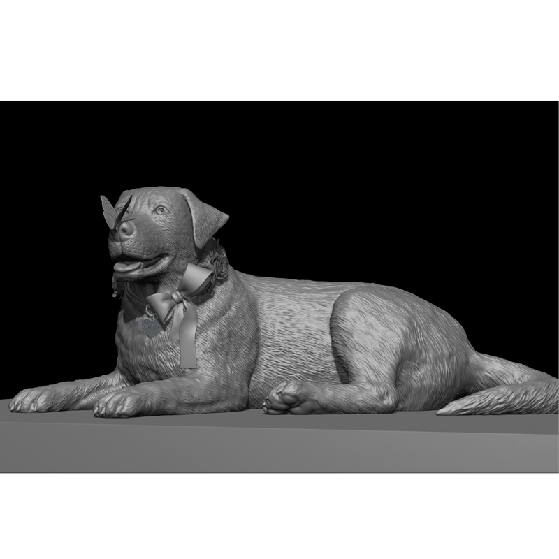 Mayla Custom English Lab Statue