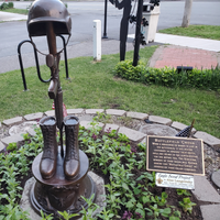Bronze Fallen Soldiers Battlefield Cross Statue