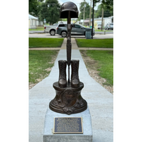 Battlefield Cross Bronze Plaque