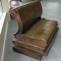 Save the Page Book Bench