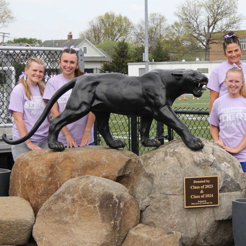 Bronze Prowling Panther Statue