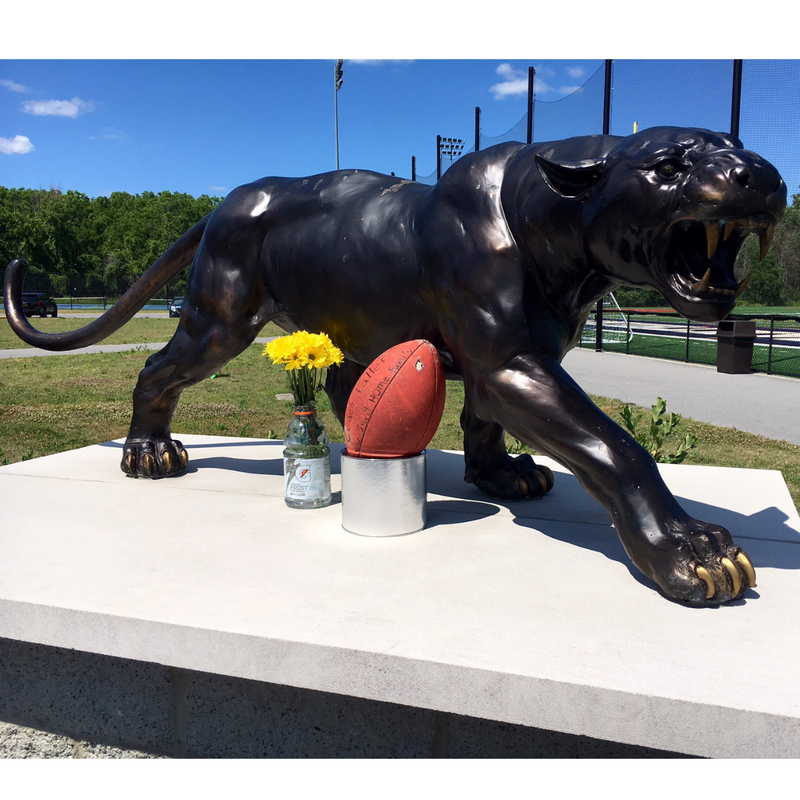 Bronze Prowling Panther Statue
