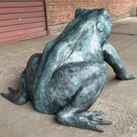 Bronze Jungle Frog Fountain