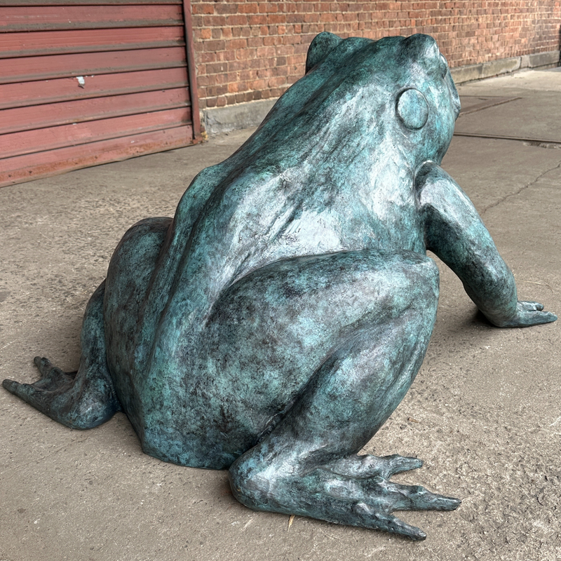 Bronze Jungle Frog Fountain
