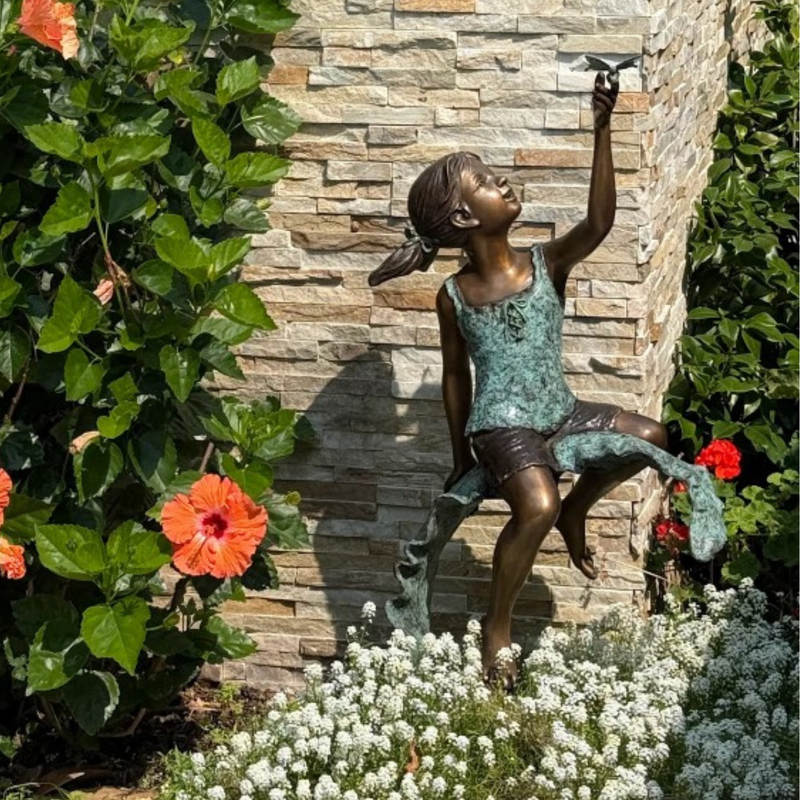 Butterfly Dreams Bronze Statue