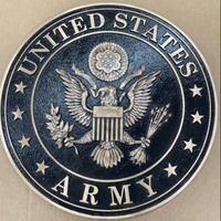 Bronze Military Plaque of the United States Army Seal