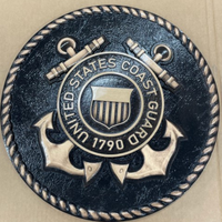 Bronze Military Plaque of the United States Coast Guard Seal