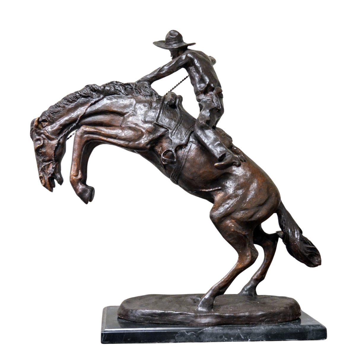 アンティークFredericRemington Bronco Busterランプ アンティーク