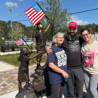 We Love Our Country Custom Limited-Edition Bronze Statue
