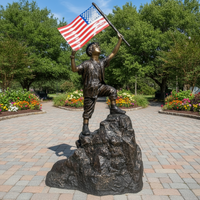 I Love My Country Custom Limited-Edition Bronze Statue