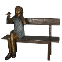 Children's Bronze Nature Bench