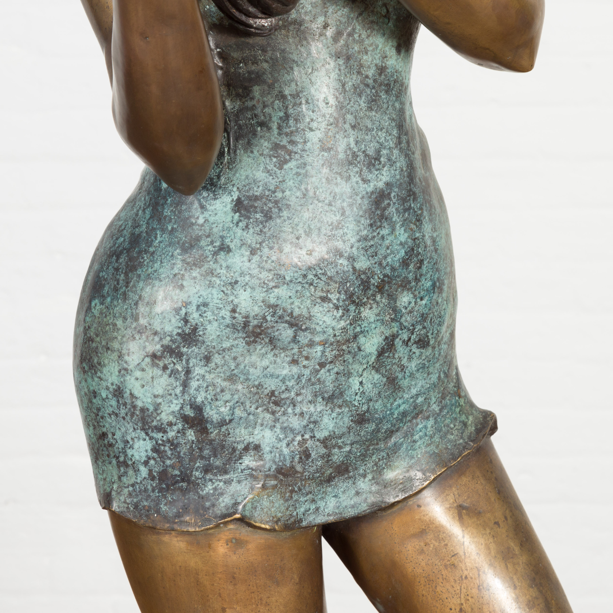 casual corporate dress Bronze Statue of a Woman for Man Cave
