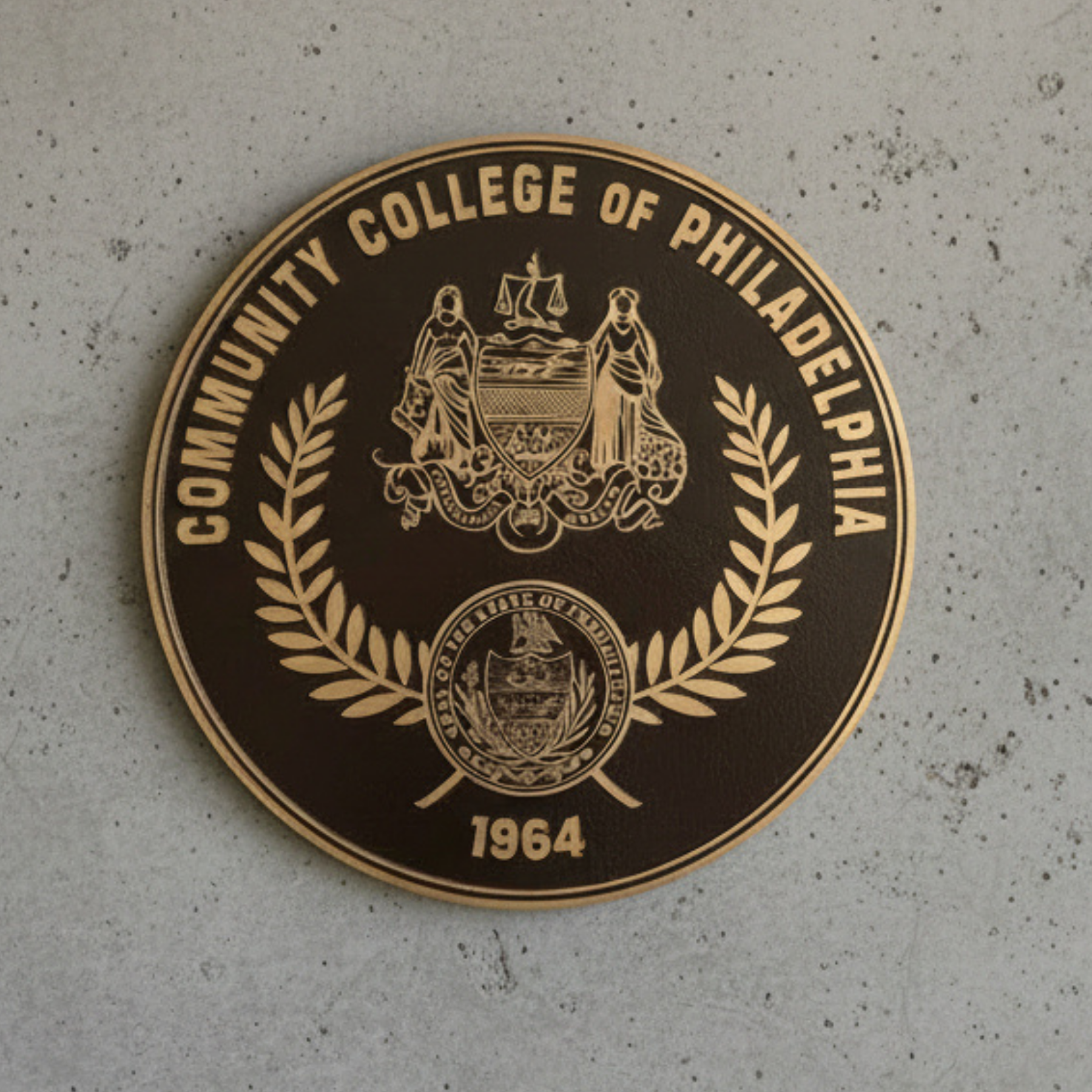 Custom College Crest Medallion Plaque | Randolph Rose Collection