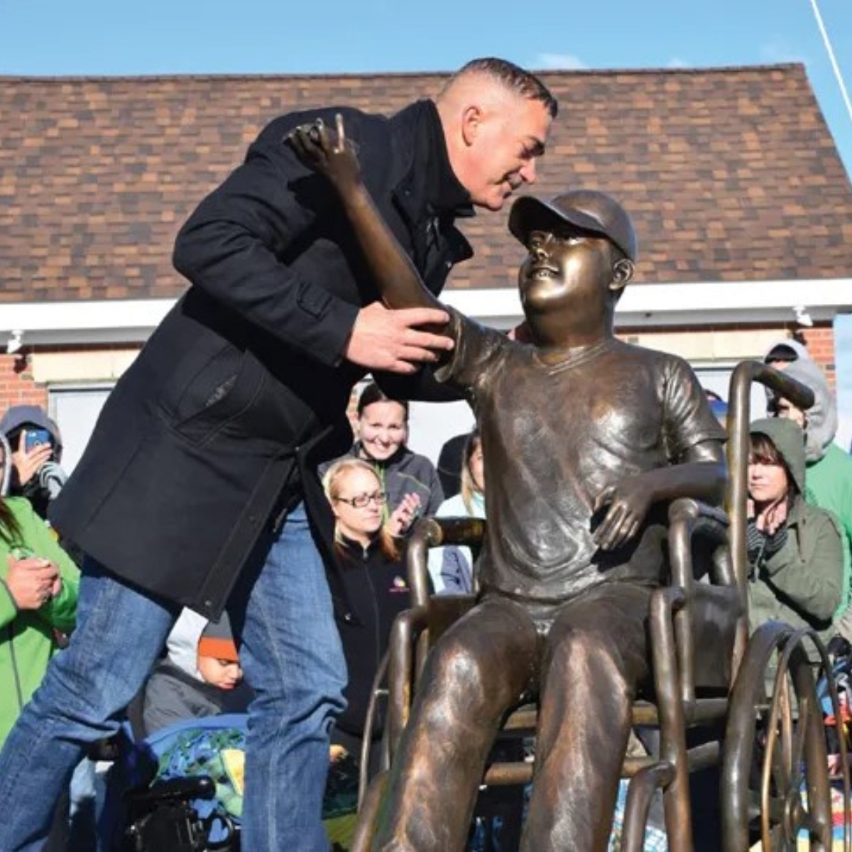 Children's Inclusive Wheelchair Statue | Randolph Rose Collection